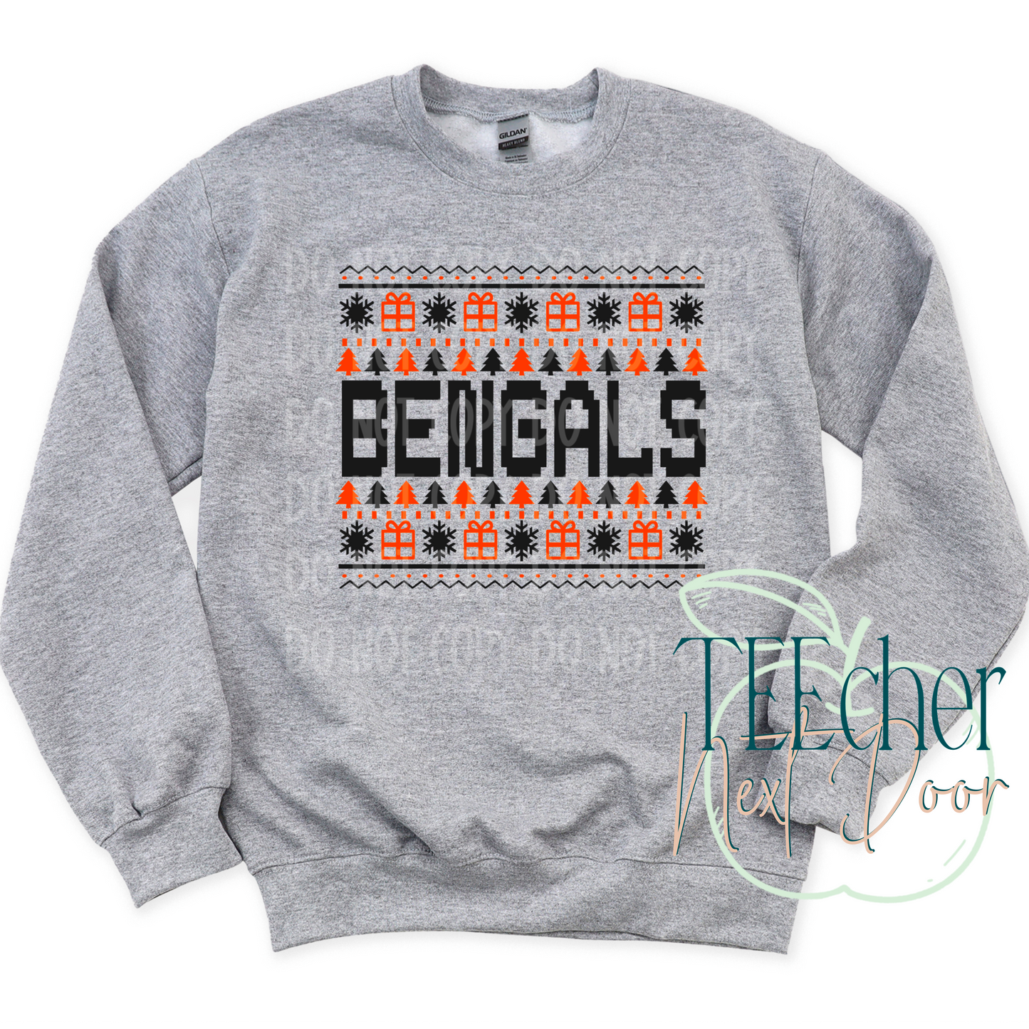 Football Cincinnati Christmas Sweater