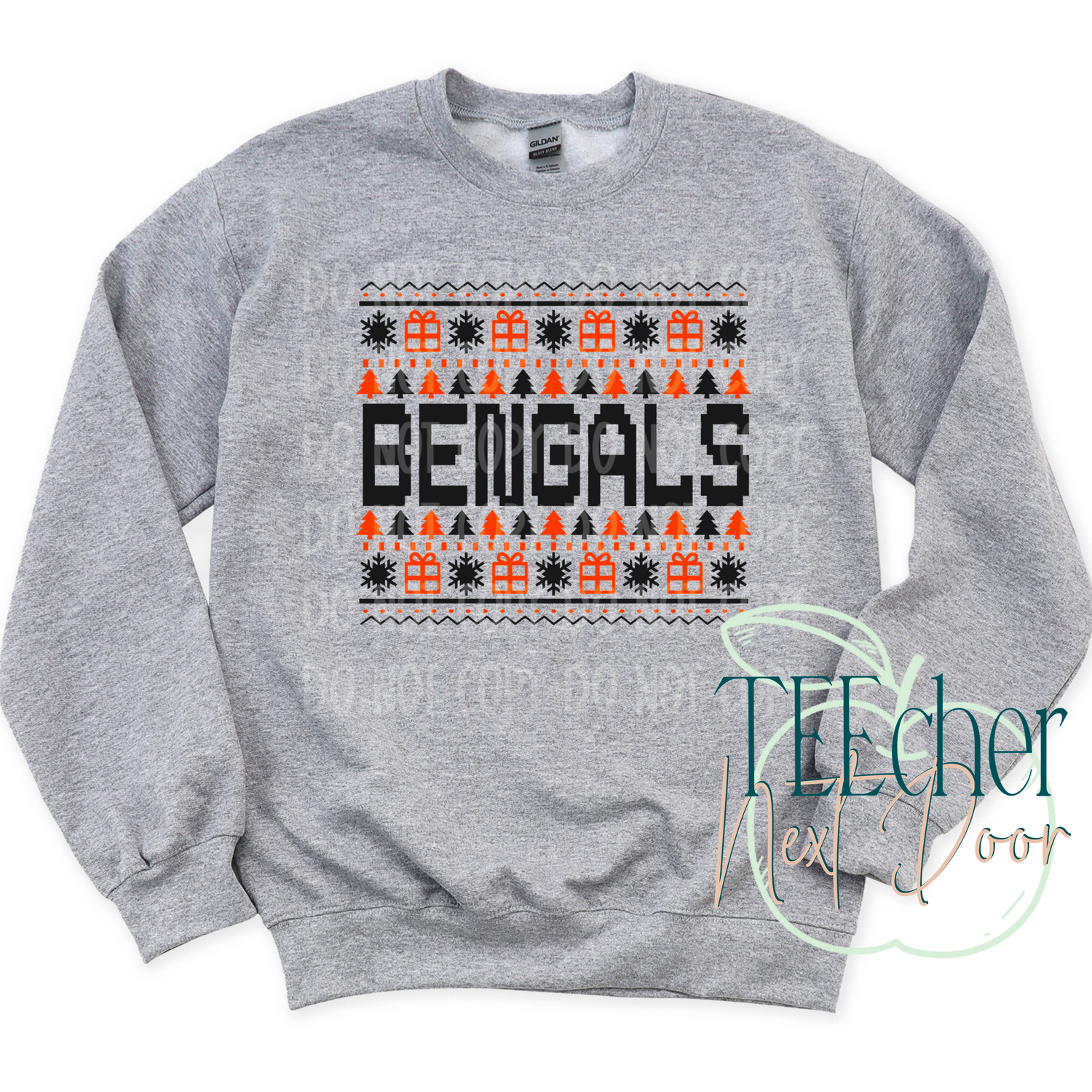 Football Cincinnati Christmas Sweater