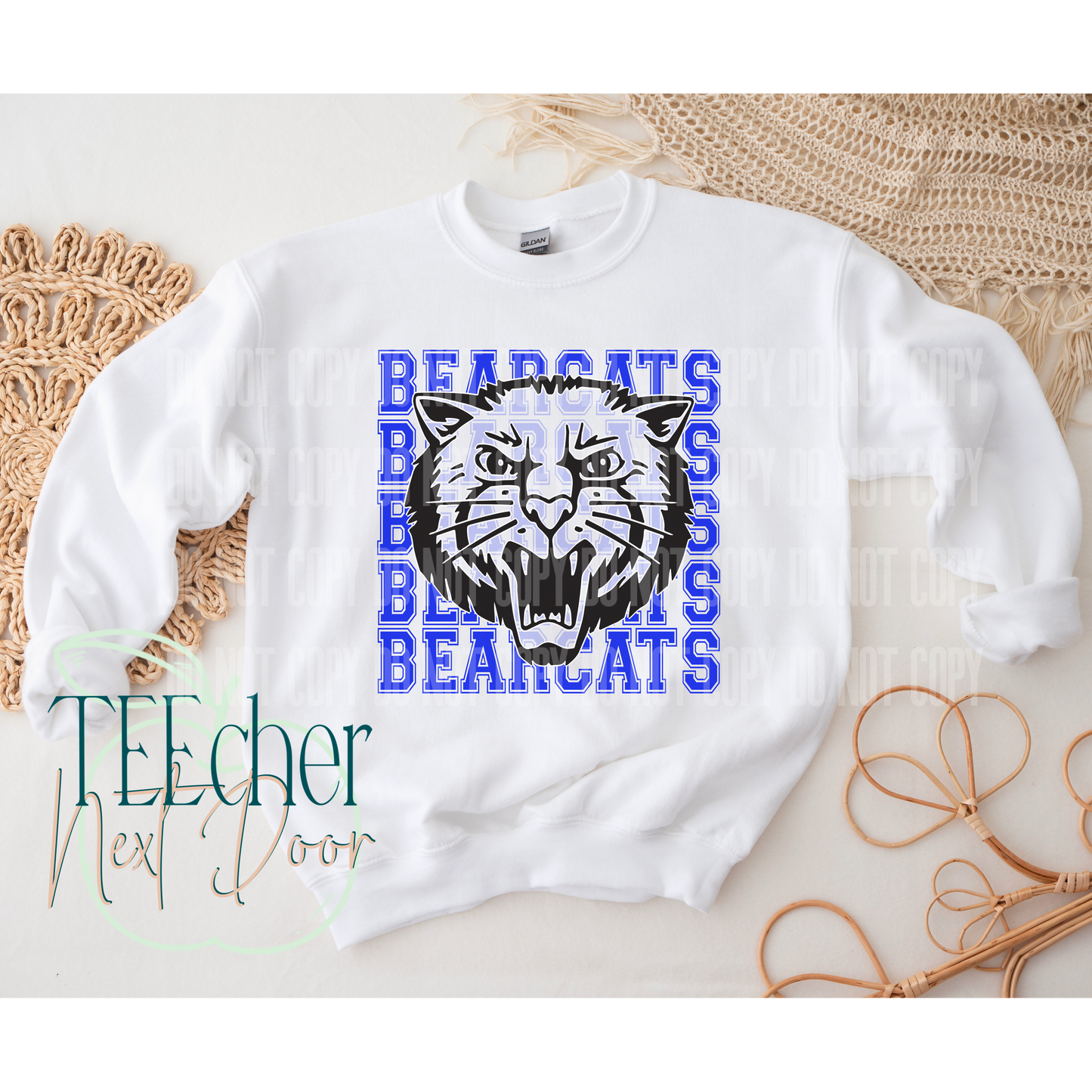 EXCLUSIVE Blue Bearcat Breakthrough Crewneck