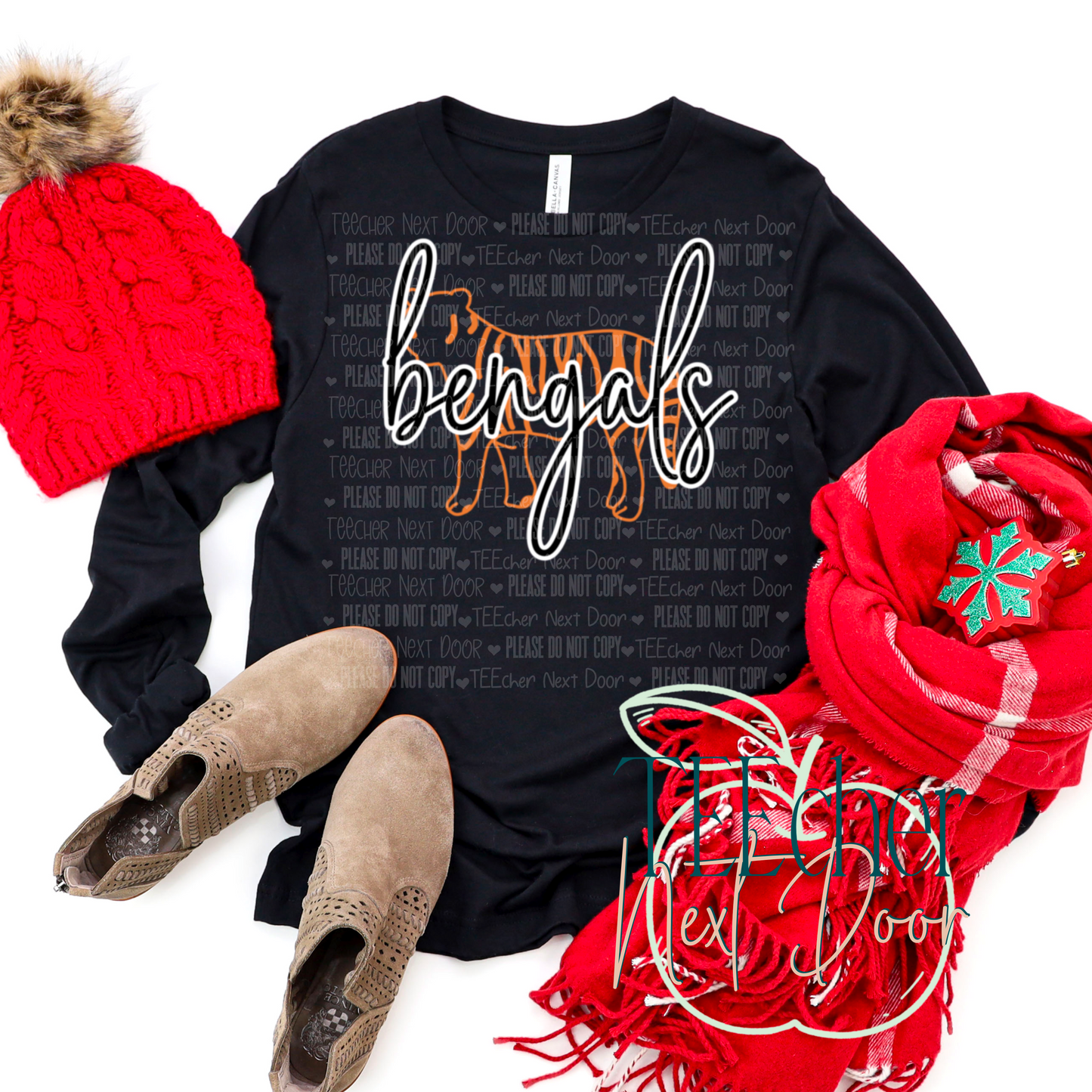 EXCLUSIVE Bengals Outline Full Chest