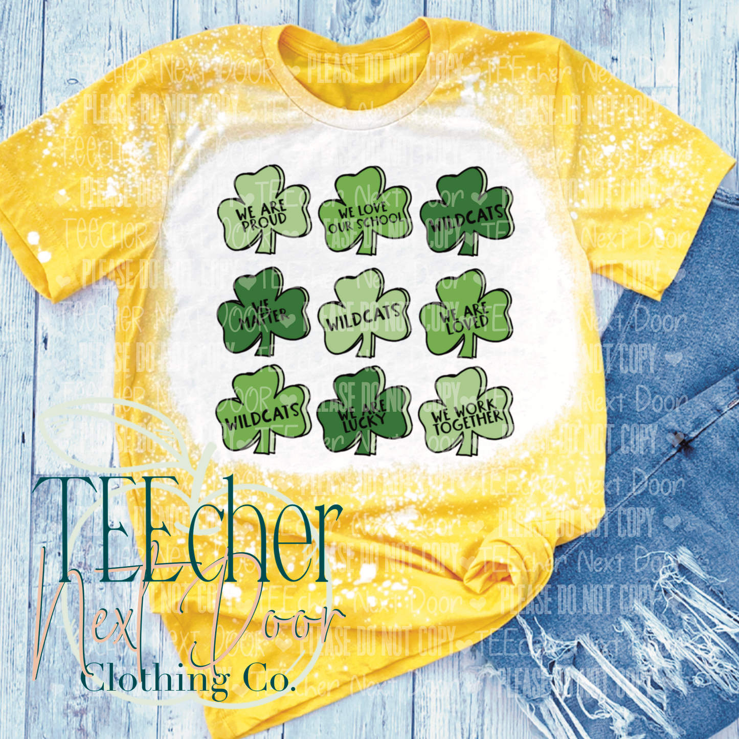 EXCLUSIVE- Custom Colorful St. Patrick's Day Affirmation