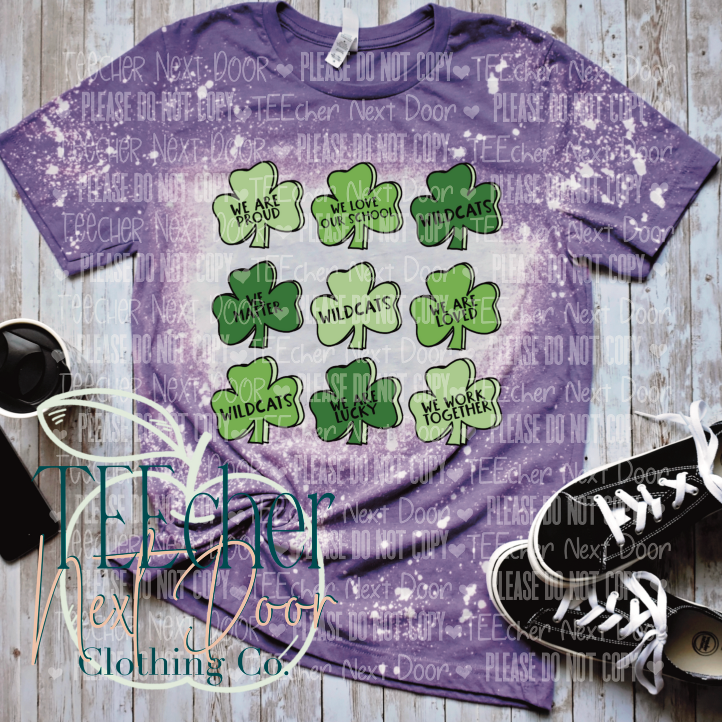 EXCLUSIVE- Custom Colorful St. Patrick's Day Affirmation