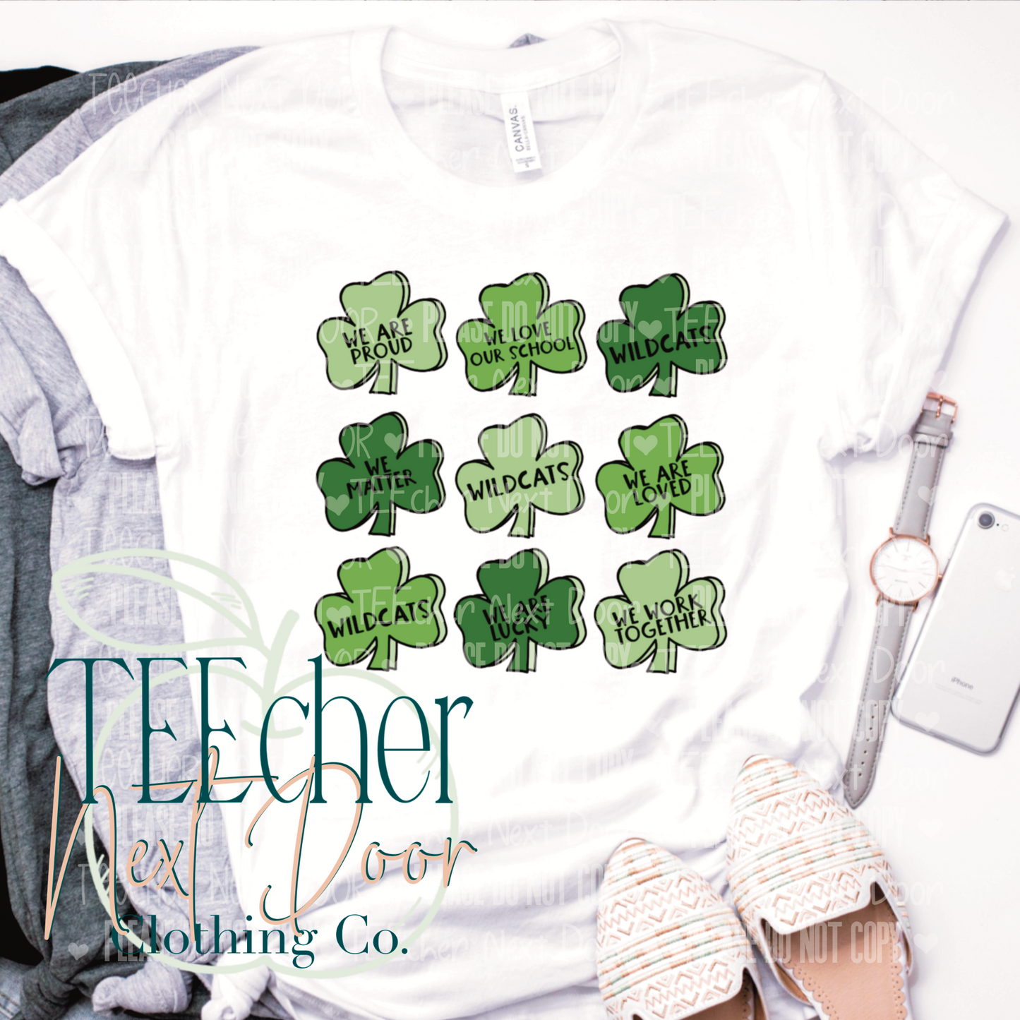EXCLUSIVE- Custom Colorful St. Patrick's Day Affirmation