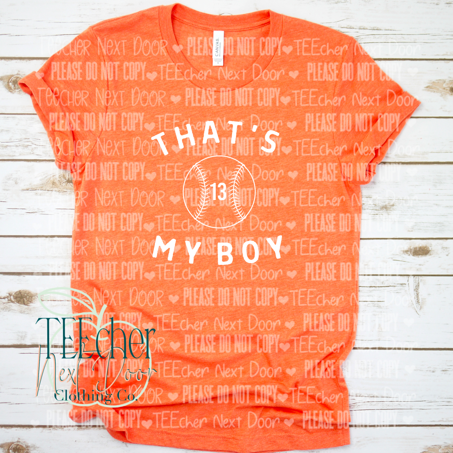 That's My Boy- Baseball