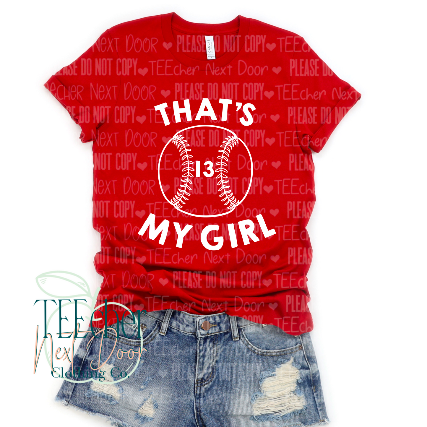 That's My Girl- Softball