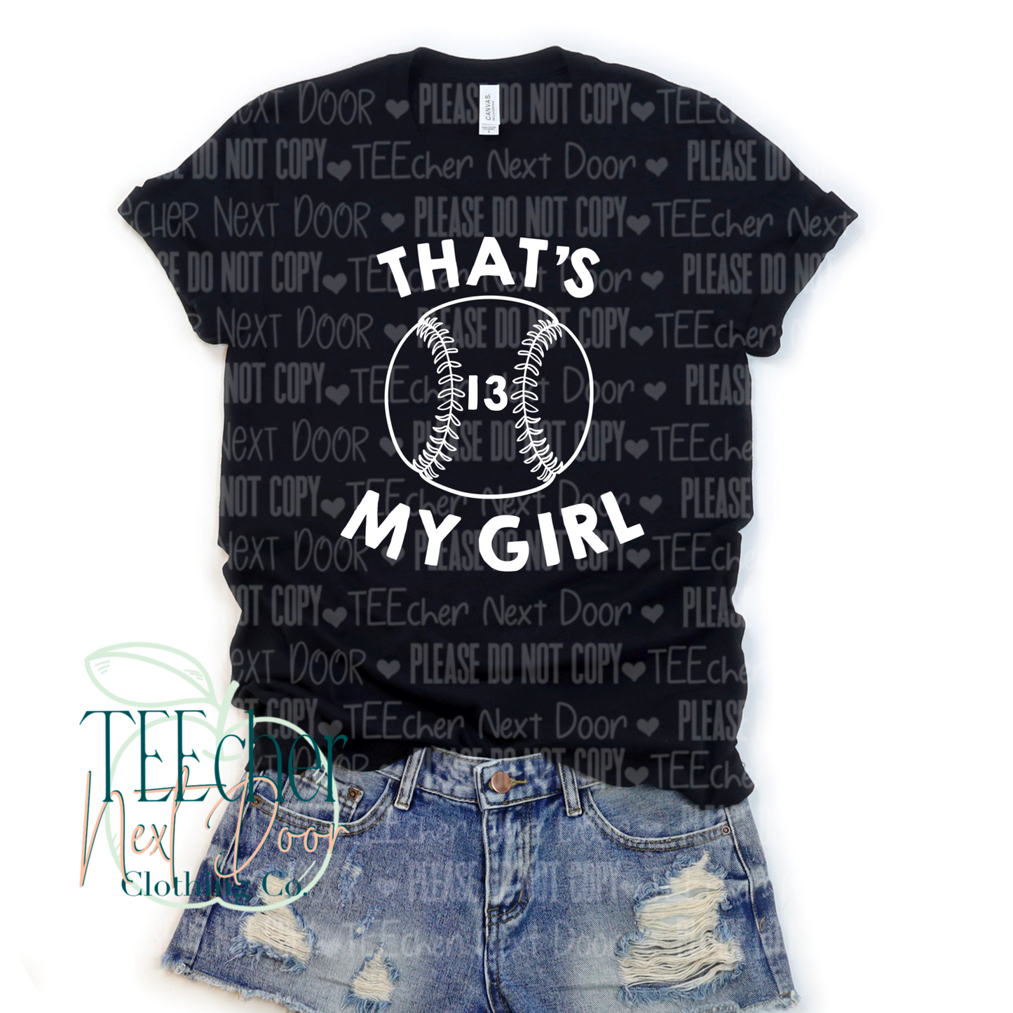 That's My Girl- Softball