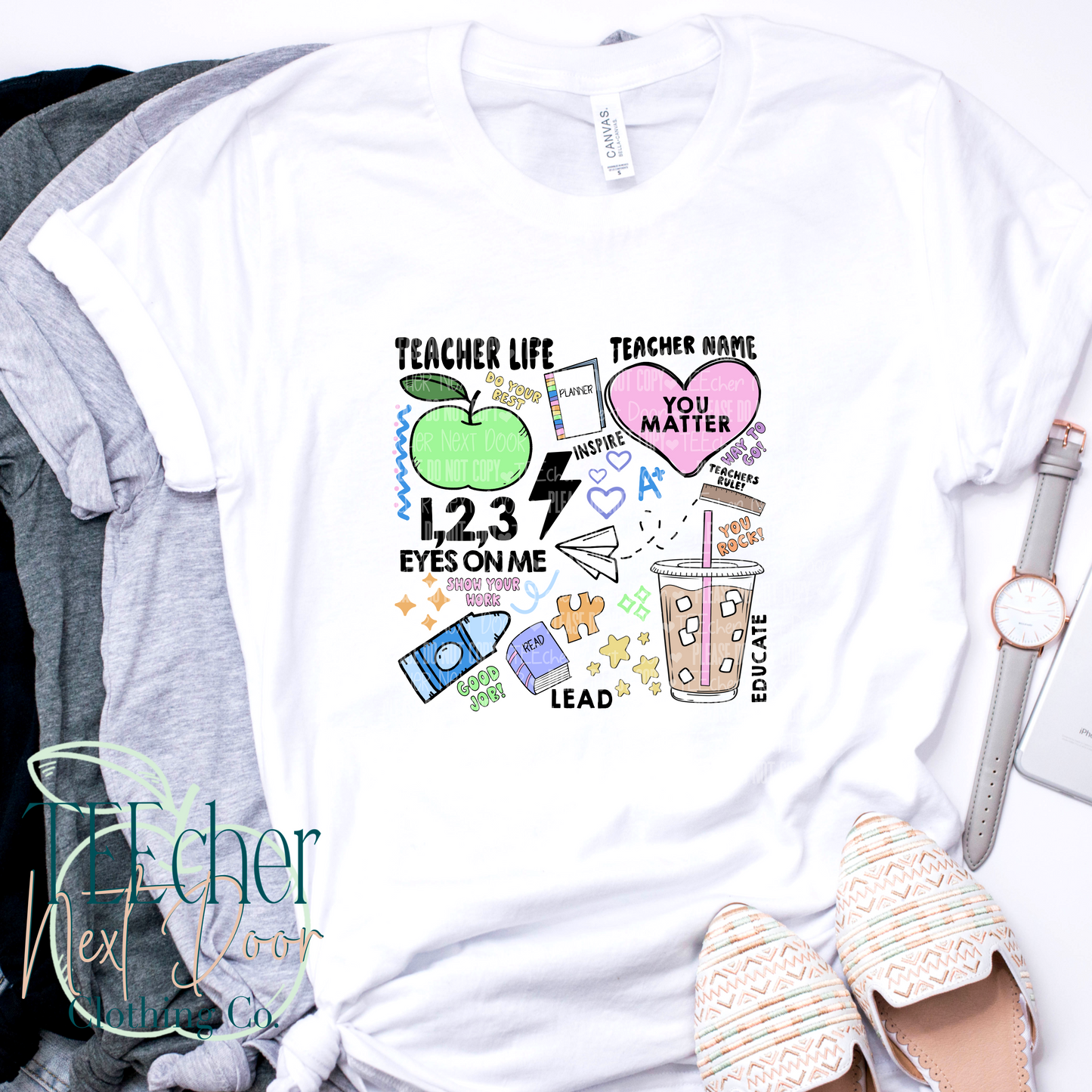 EXCLUSIVE Teacher Collage Front Only