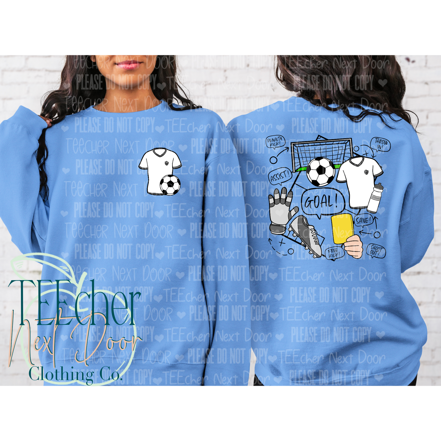 EXCLUSIVE Soccer Field Collage Front & Back