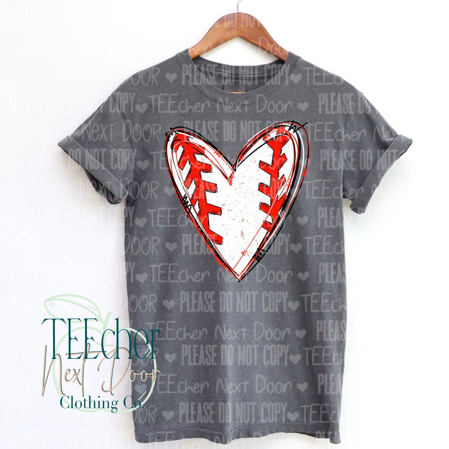 EXCLUSIVE Baseball Heart