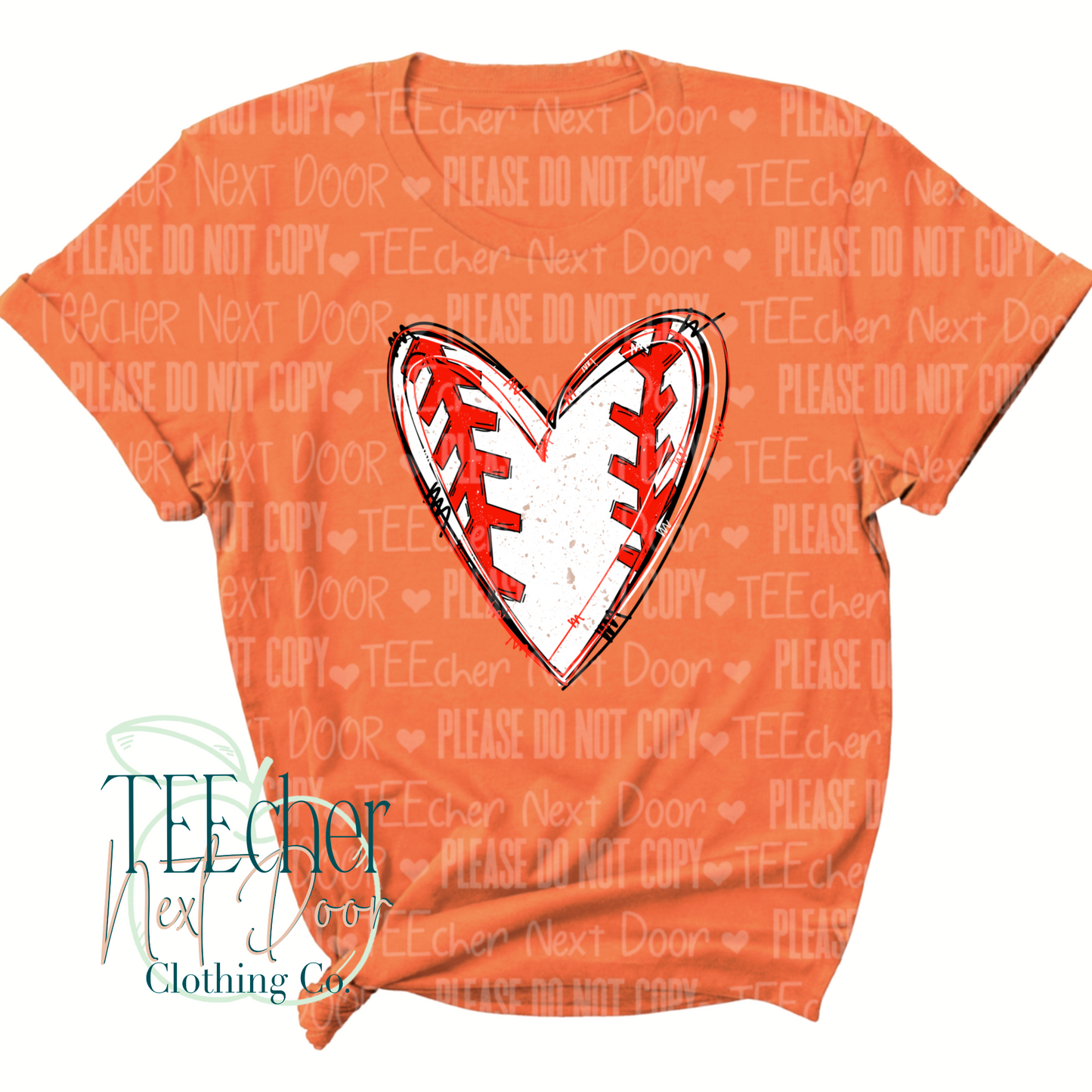 EXCLUSIVE Baseball Heart