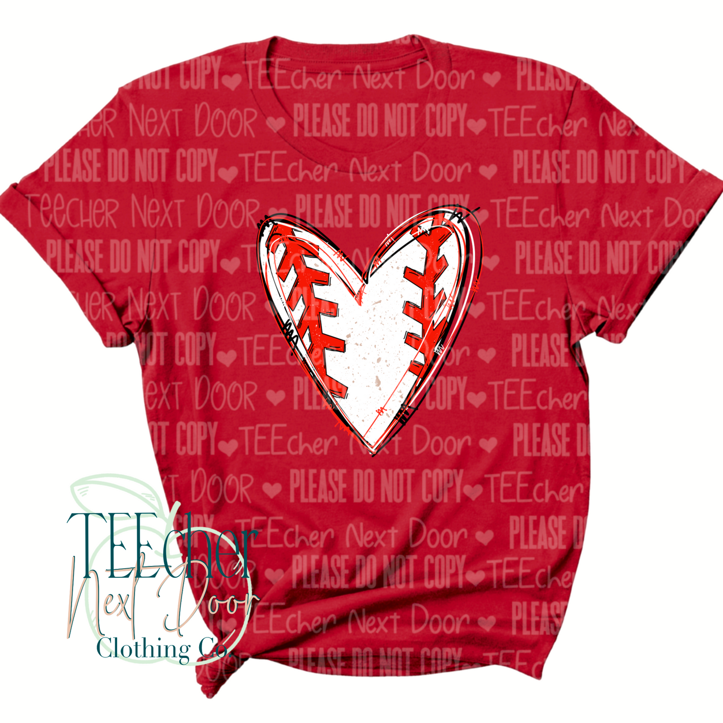 EXCLUSIVE Baseball Heart