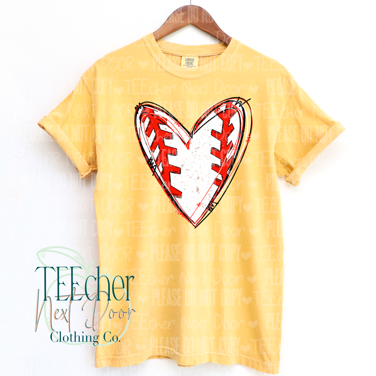 EXCLUSIVE Baseball Heart