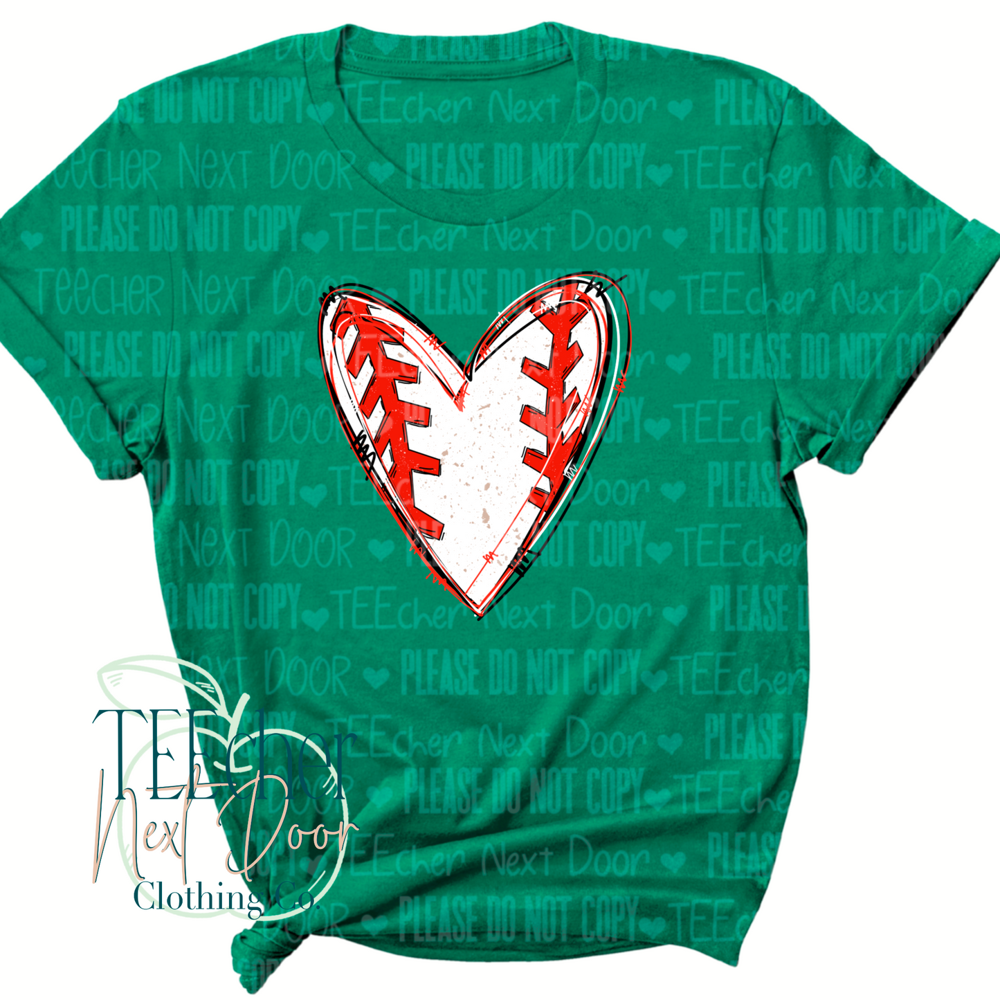 EXCLUSIVE Baseball Heart