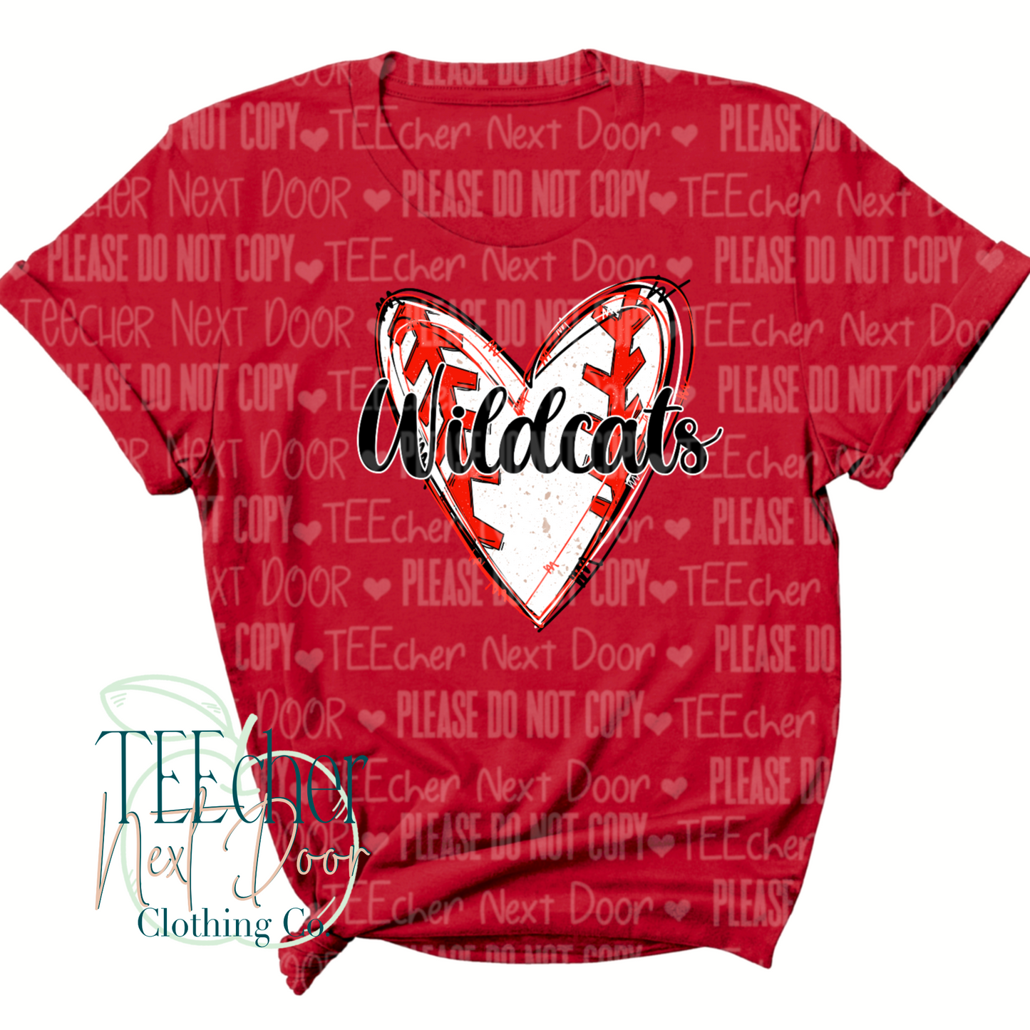 EXCLUSIVE Mascot Baseball Heart