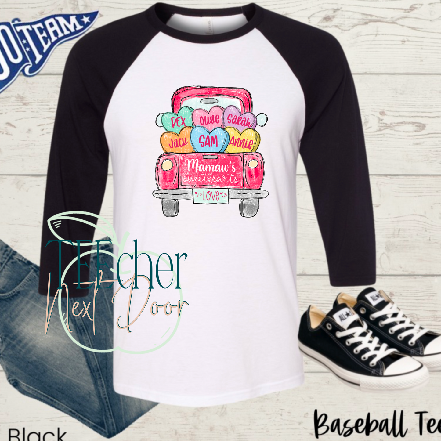 Personalized Valentine Truck