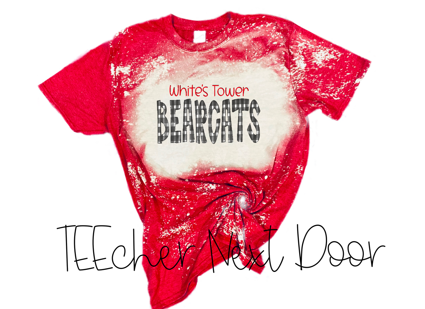 White's Tower Bearcats Plaid Mascot