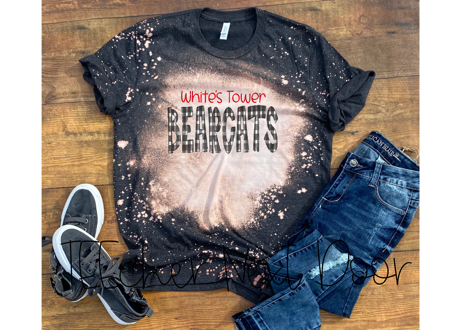 White's Tower Bearcats Plaid Mascot