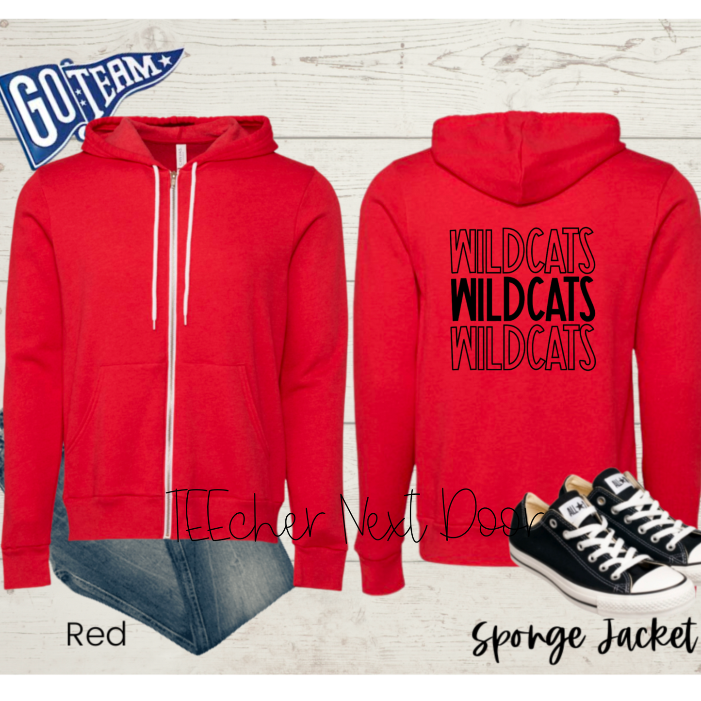 Thornwilde- Red Wildcats Stacked