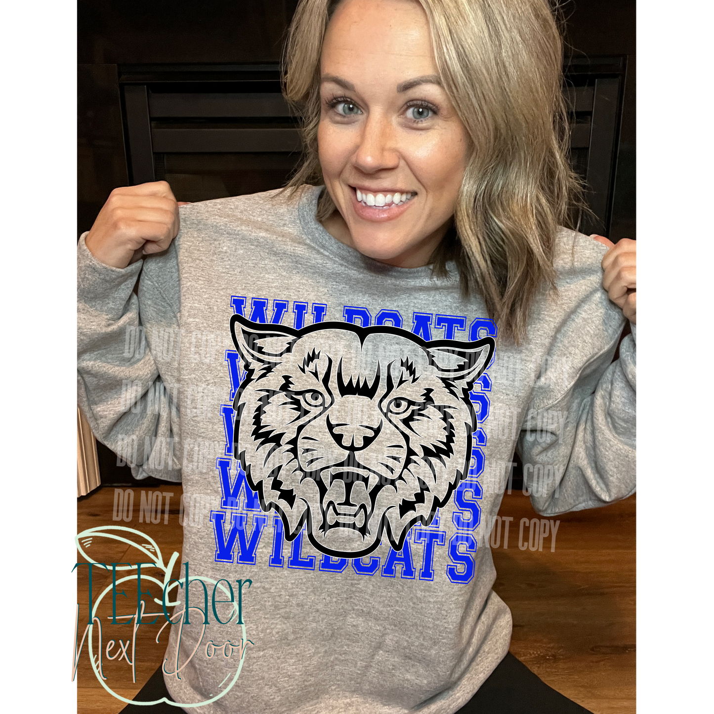 EXCLUSIVE Blue Wildcat Breakthrough Crewneck