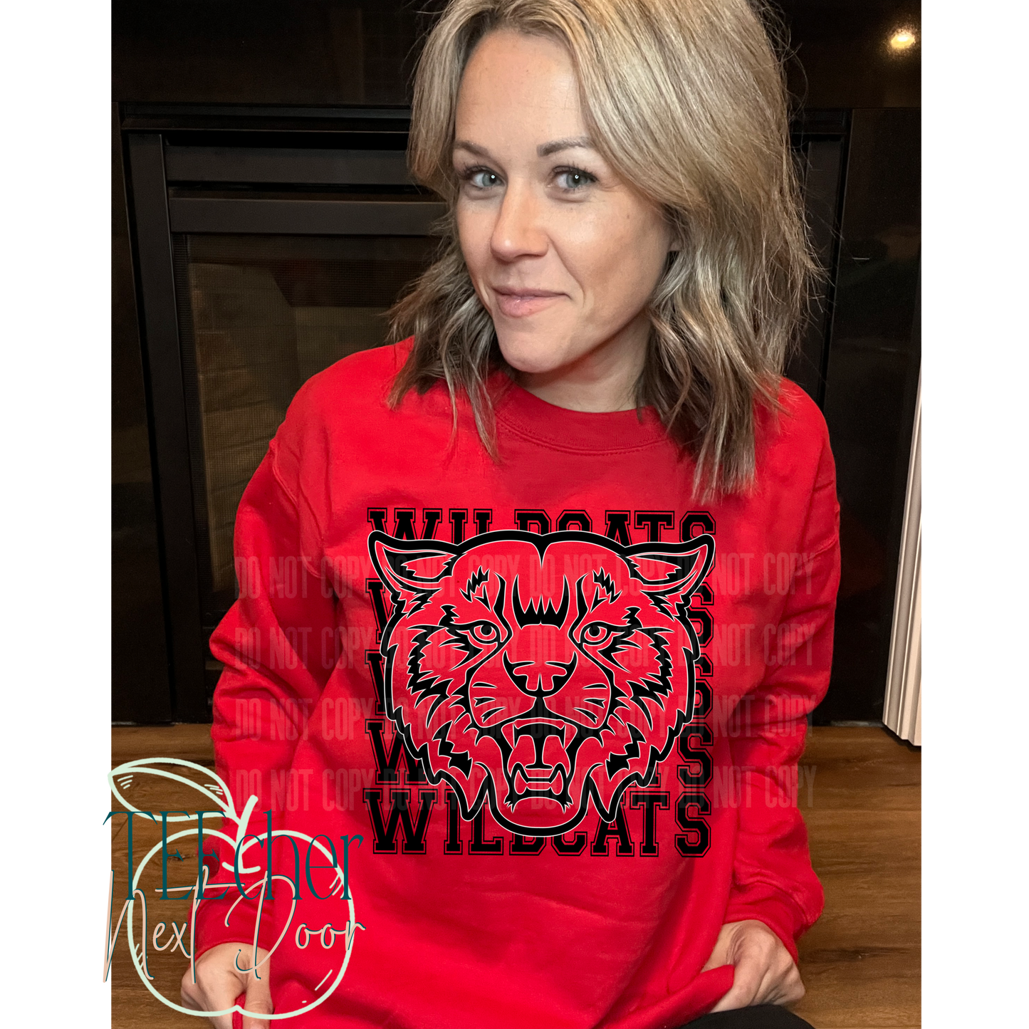 EXCLUSIVE Red Wildcat Breakthrough Crewneck
