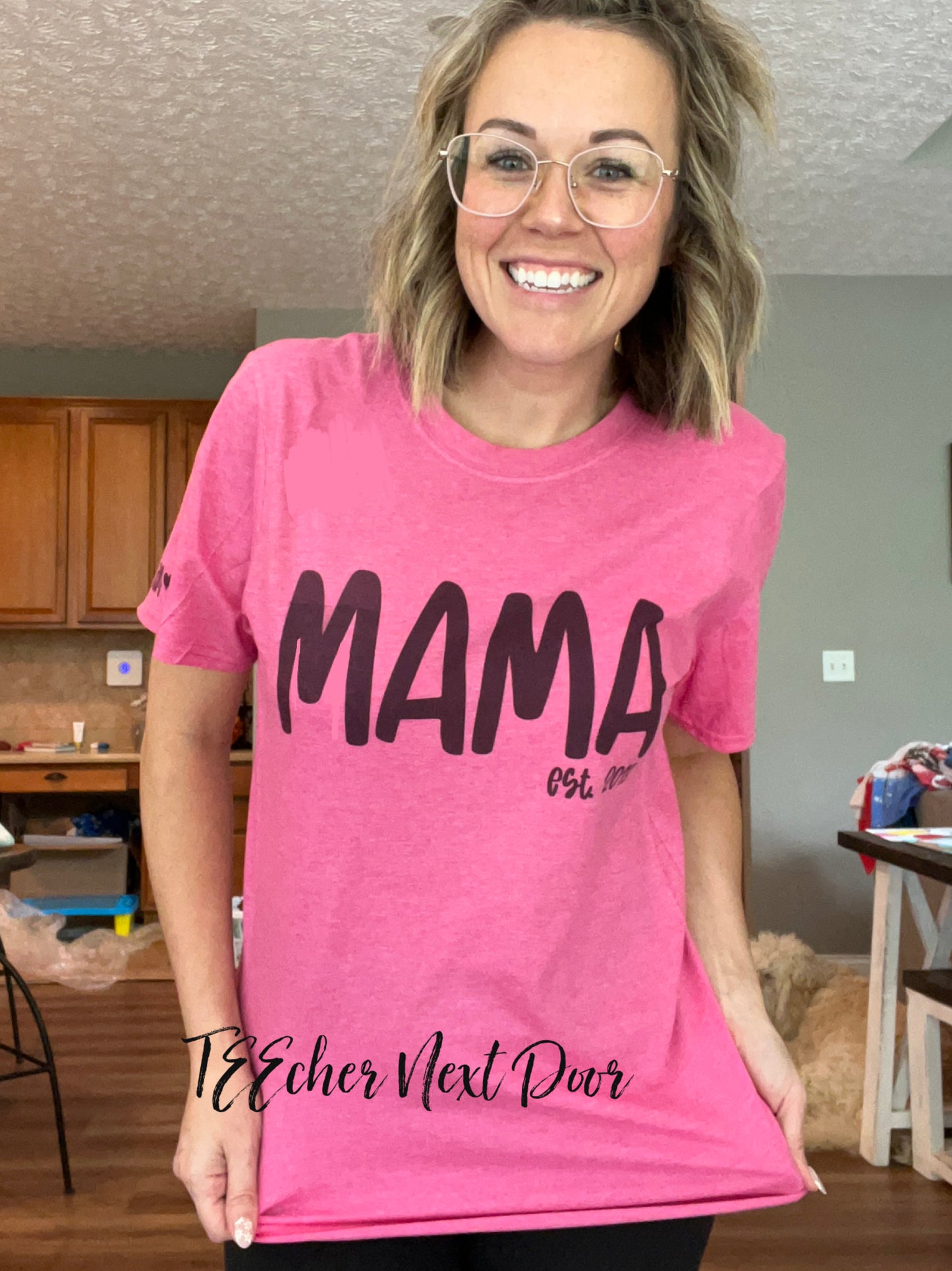 Personalized Mother's Day Sleeve Tee