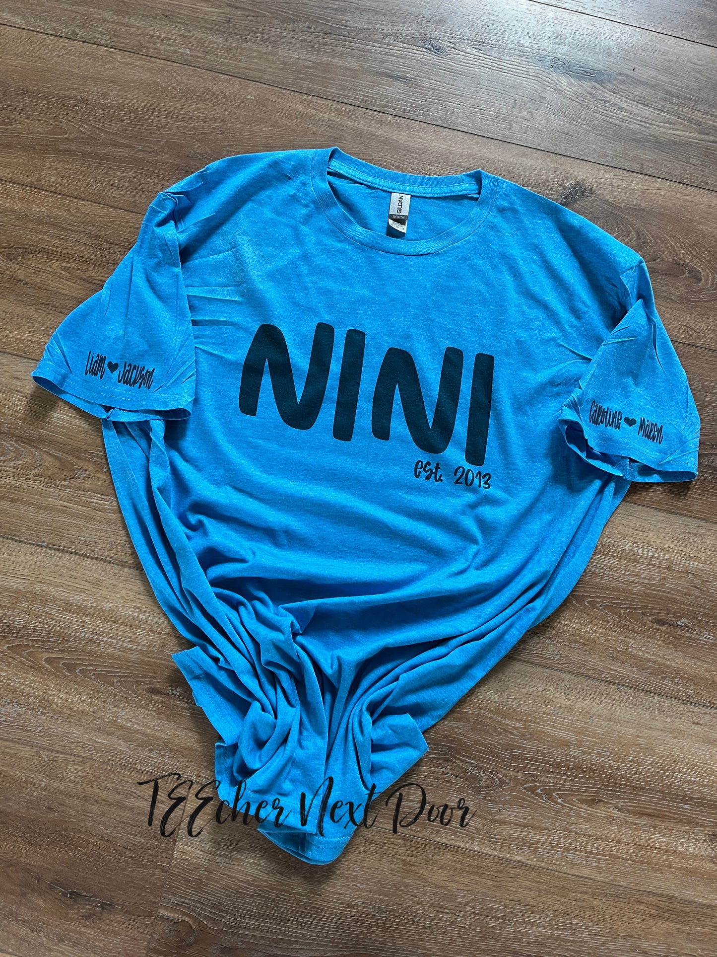 Personalized Mother's Day Sleeve Tee