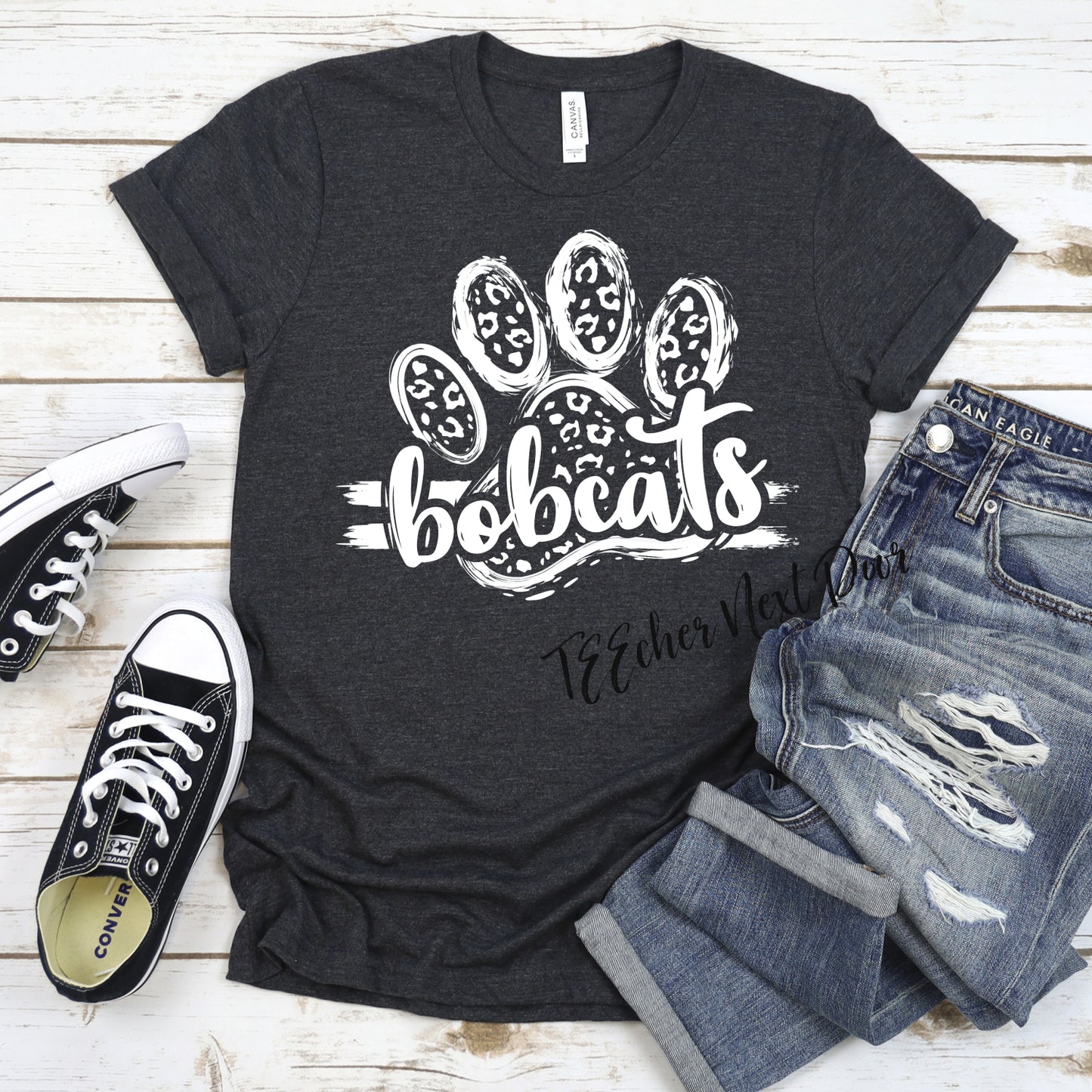 Bobcats Macot Paw Print