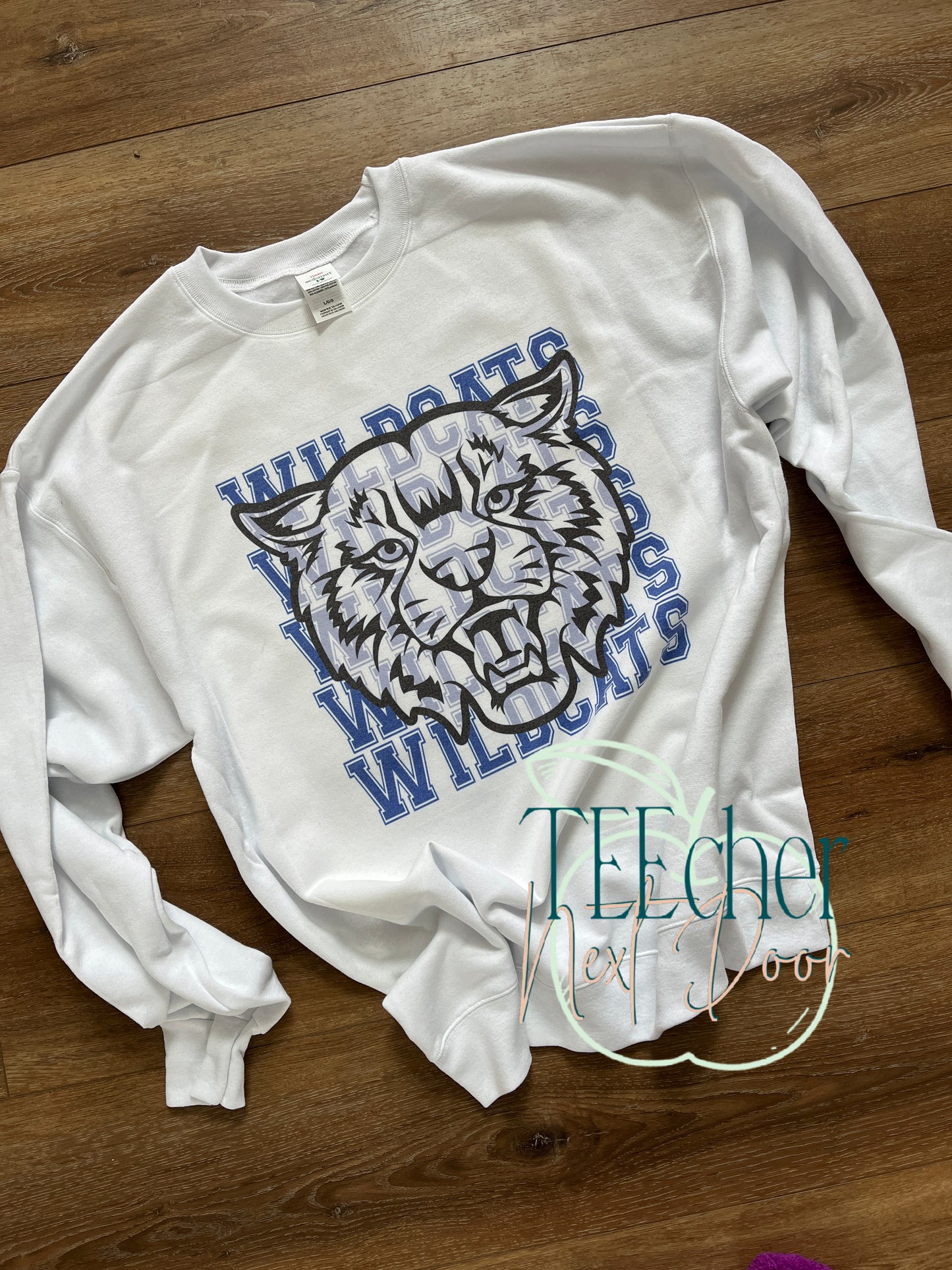 EXCLUSIVE Blue Wildcat Breakthrough Crewneck