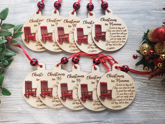 Christmas in Heaven Memorial Ornament