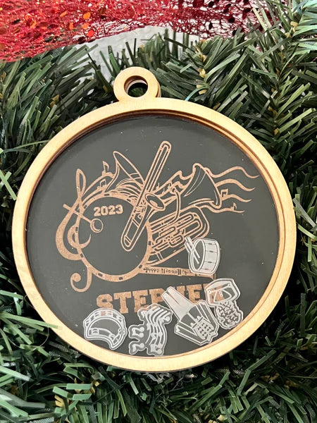 Personalized Sports Shaker Ornament