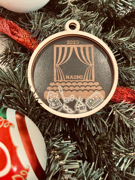 Personalized Sports Shaker Ornament