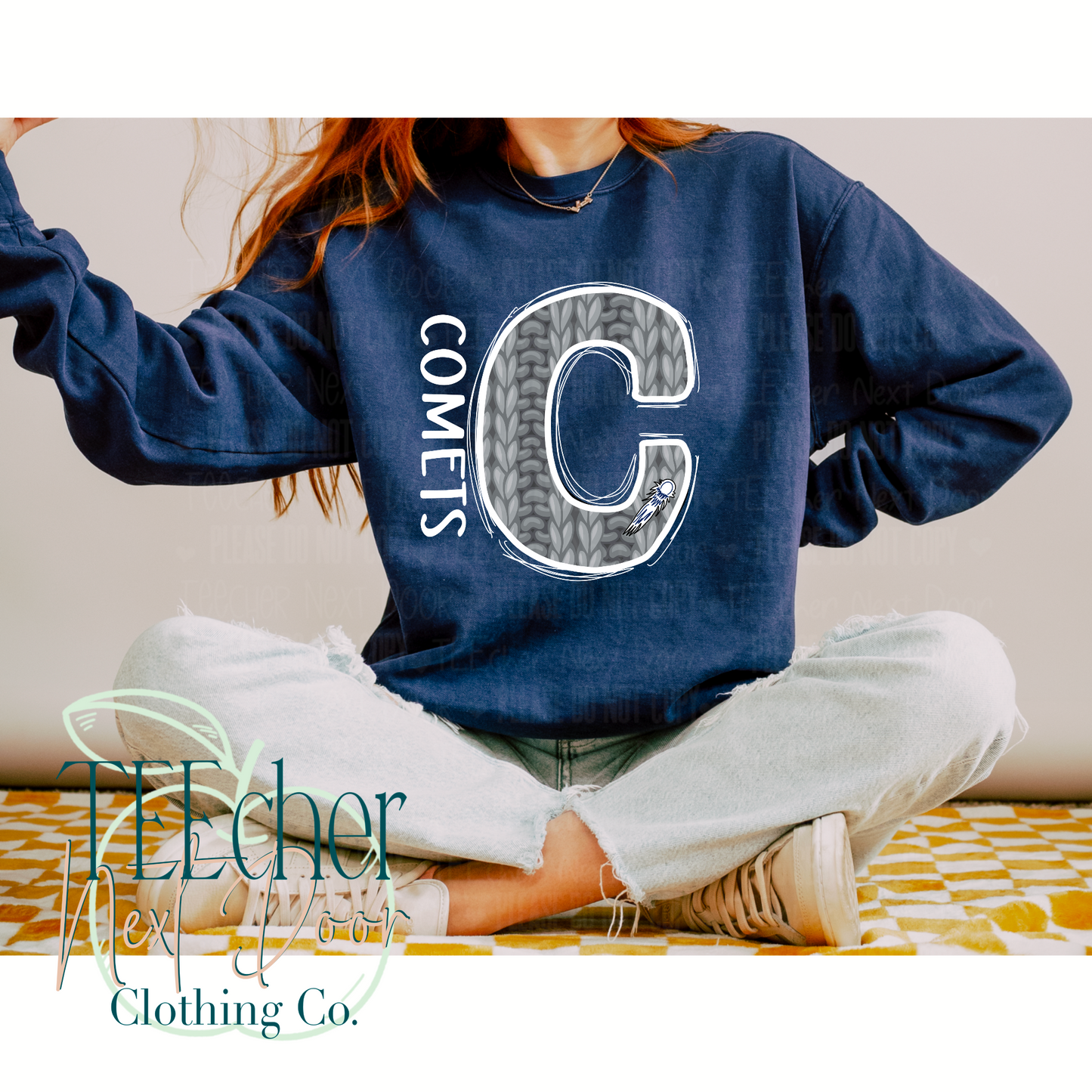 Comets Sweater Letter