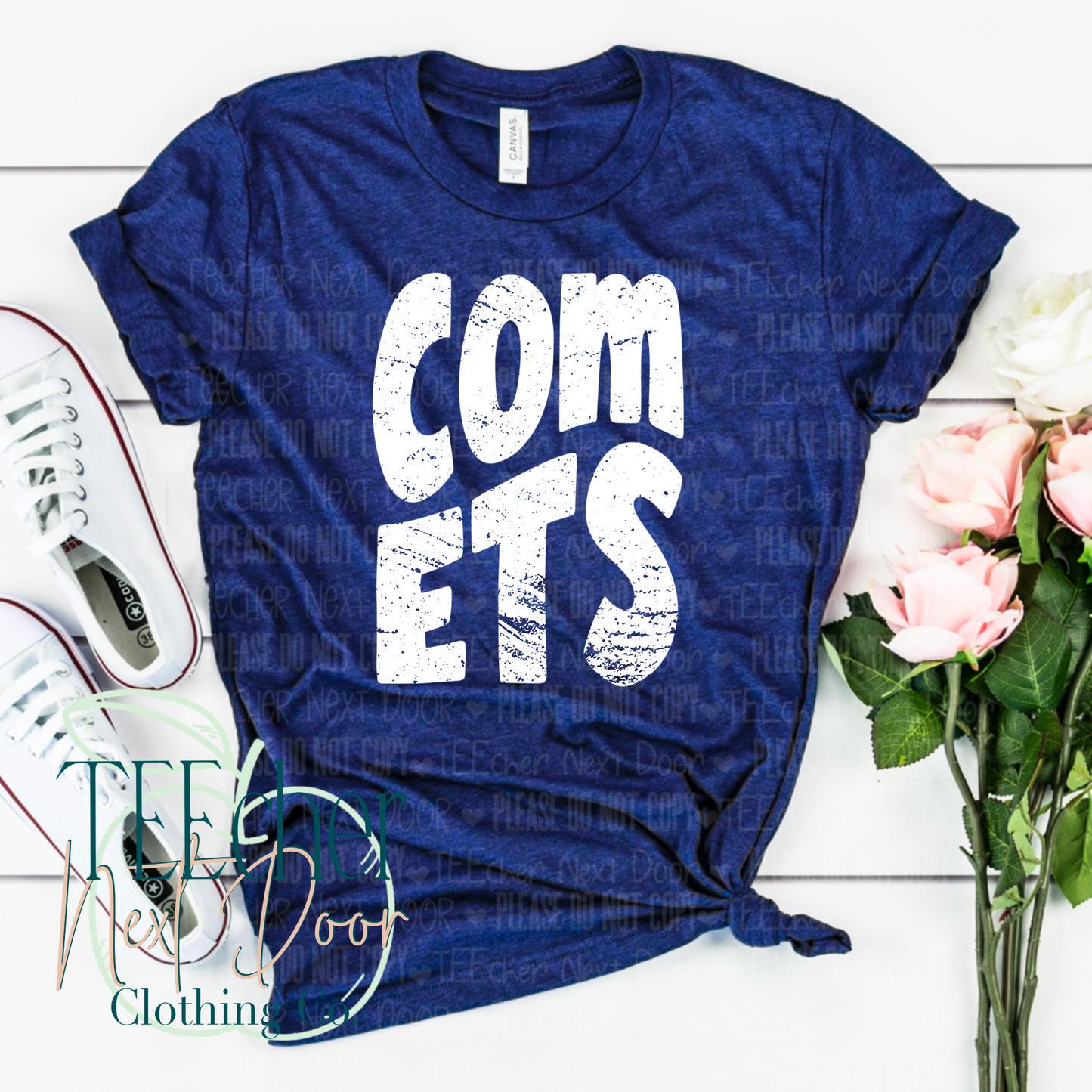 Comets Wavy Distressed