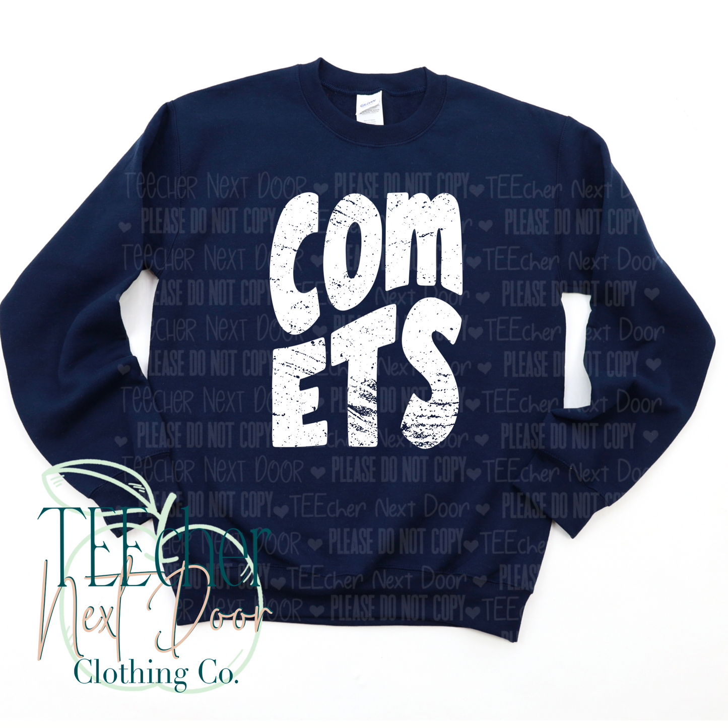 Comets Wavy Distressed