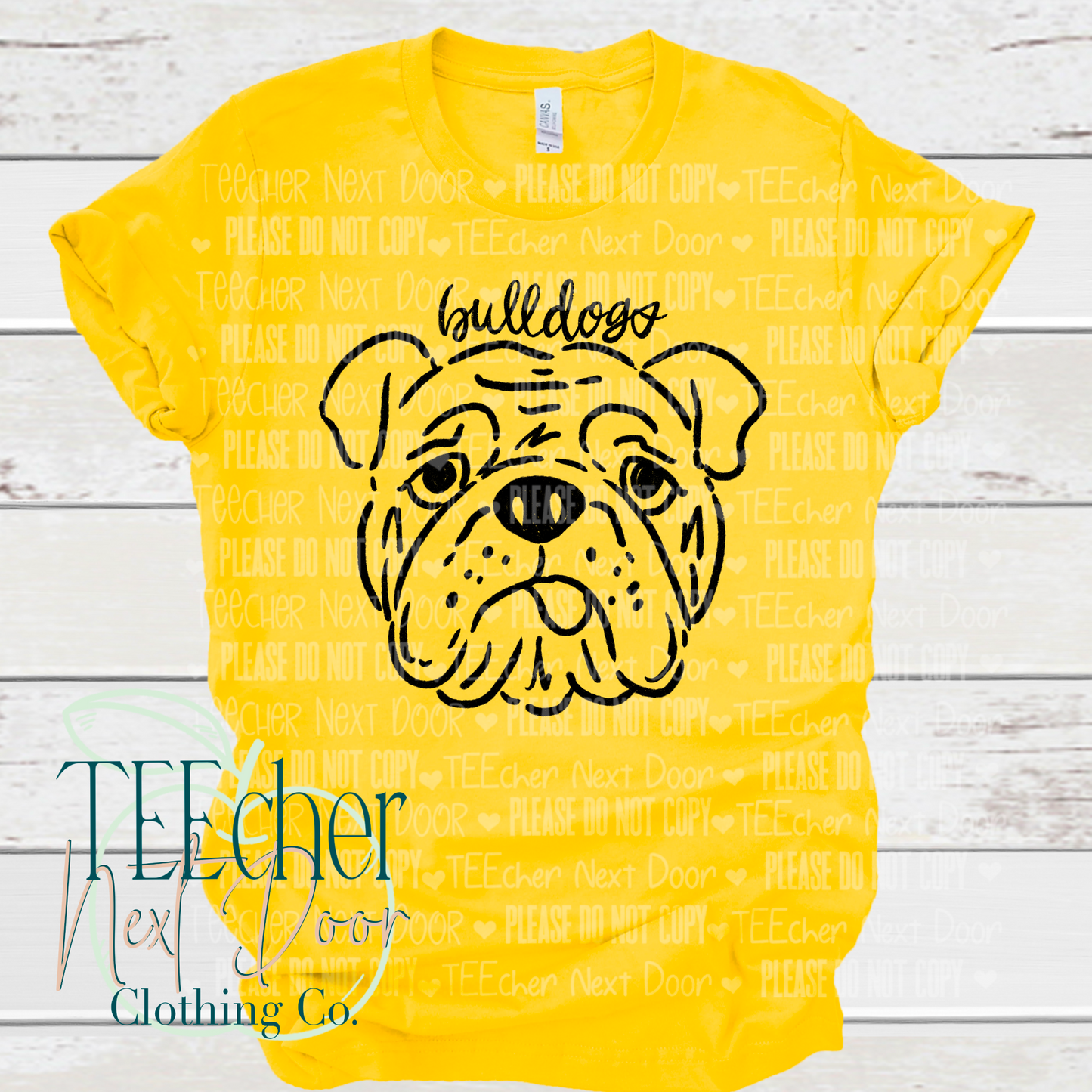 Yellow Bulldog Doodle