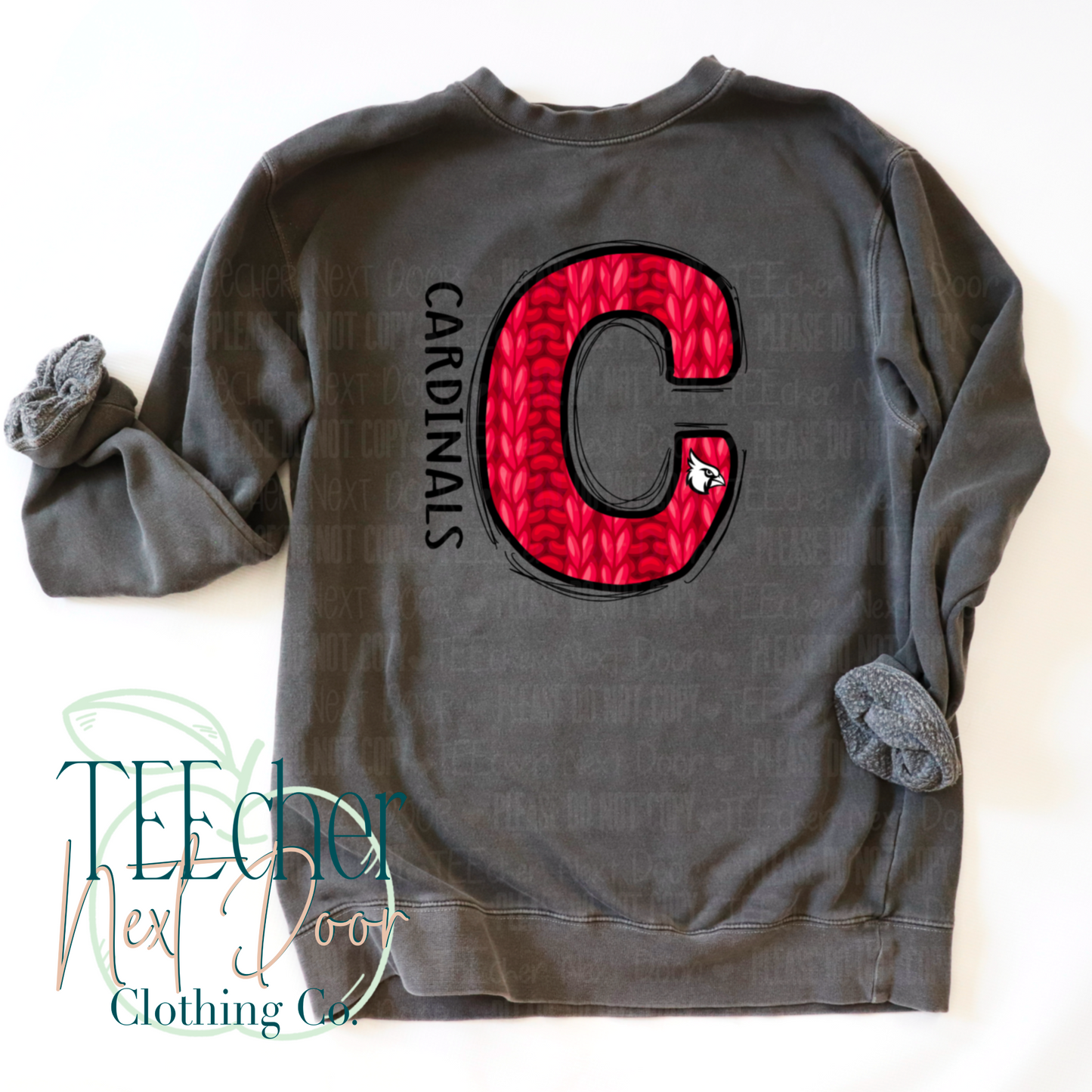 Cardinals Sweater Letter