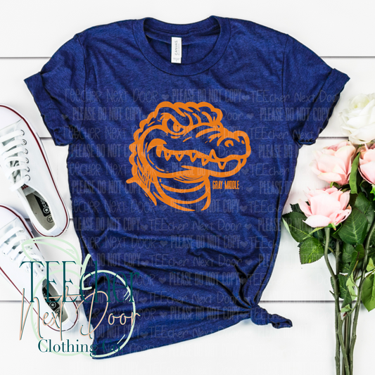 Gray Fierce Mascot
