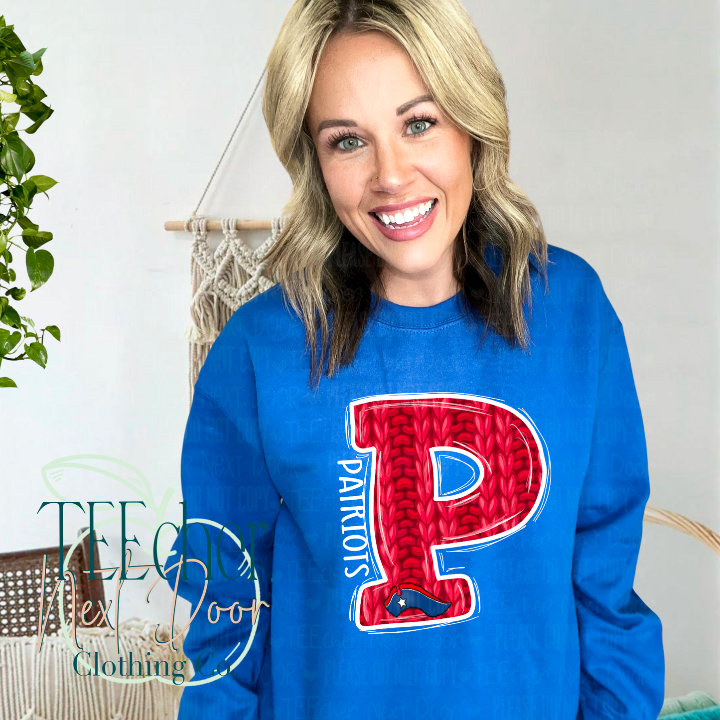 Patriots Sweater Letter