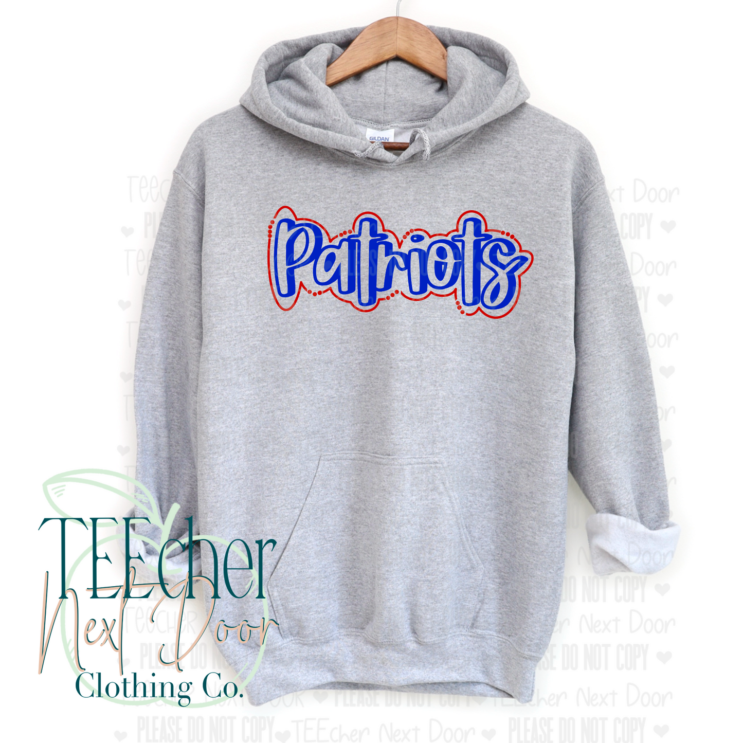 Patriots Doodle Outline