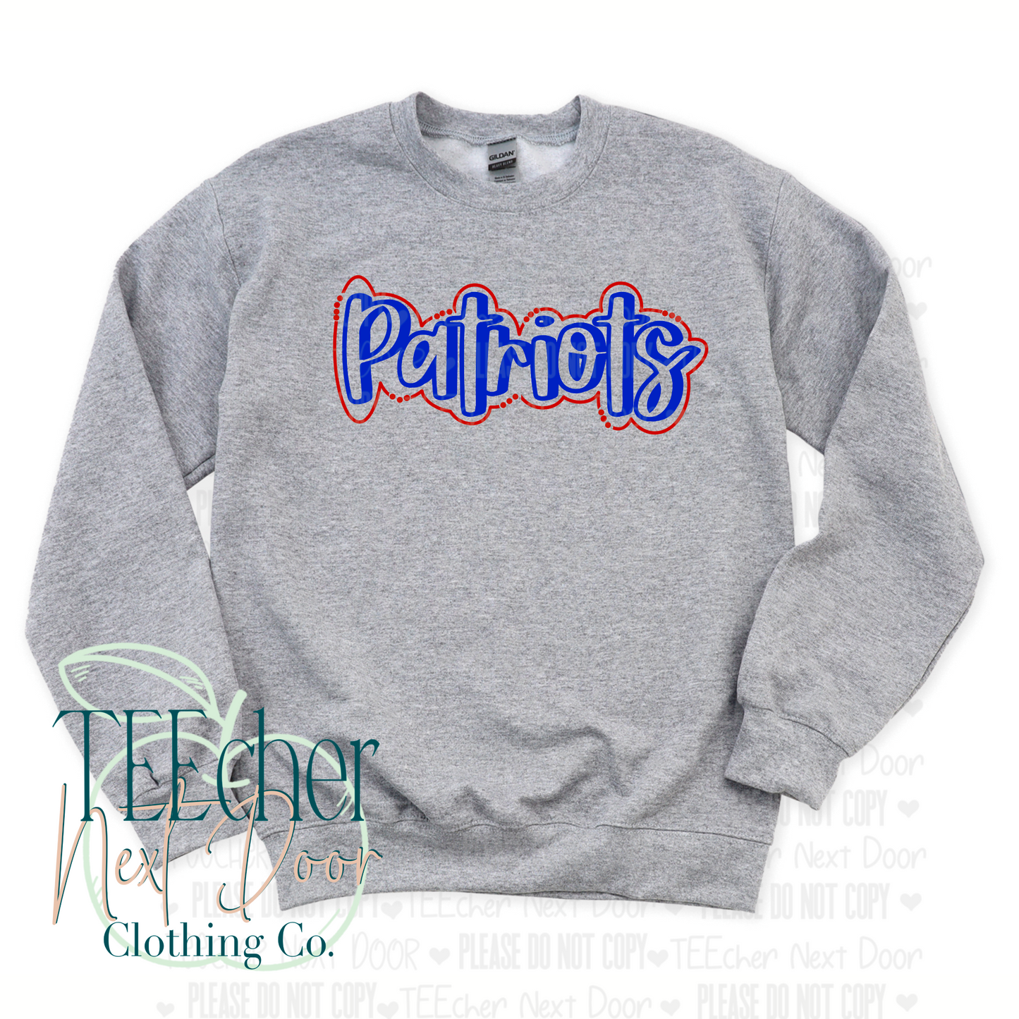 Patriots Doodle Outline