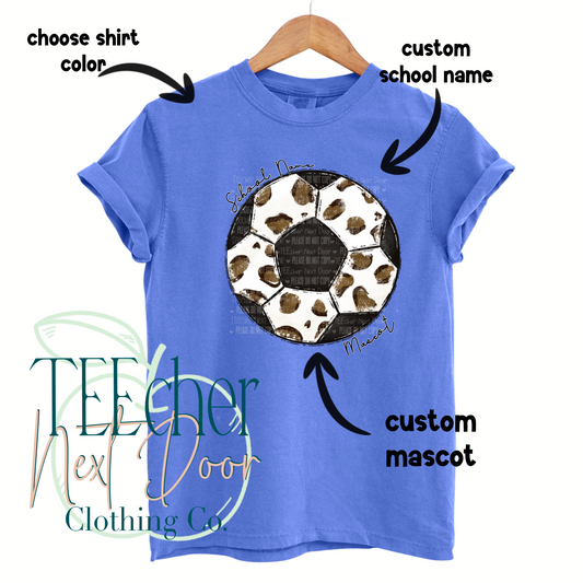Custom Leopard Soccer