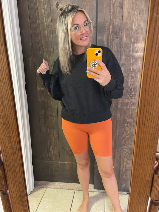 SOLID SEAMLESS BIKE SHORTS