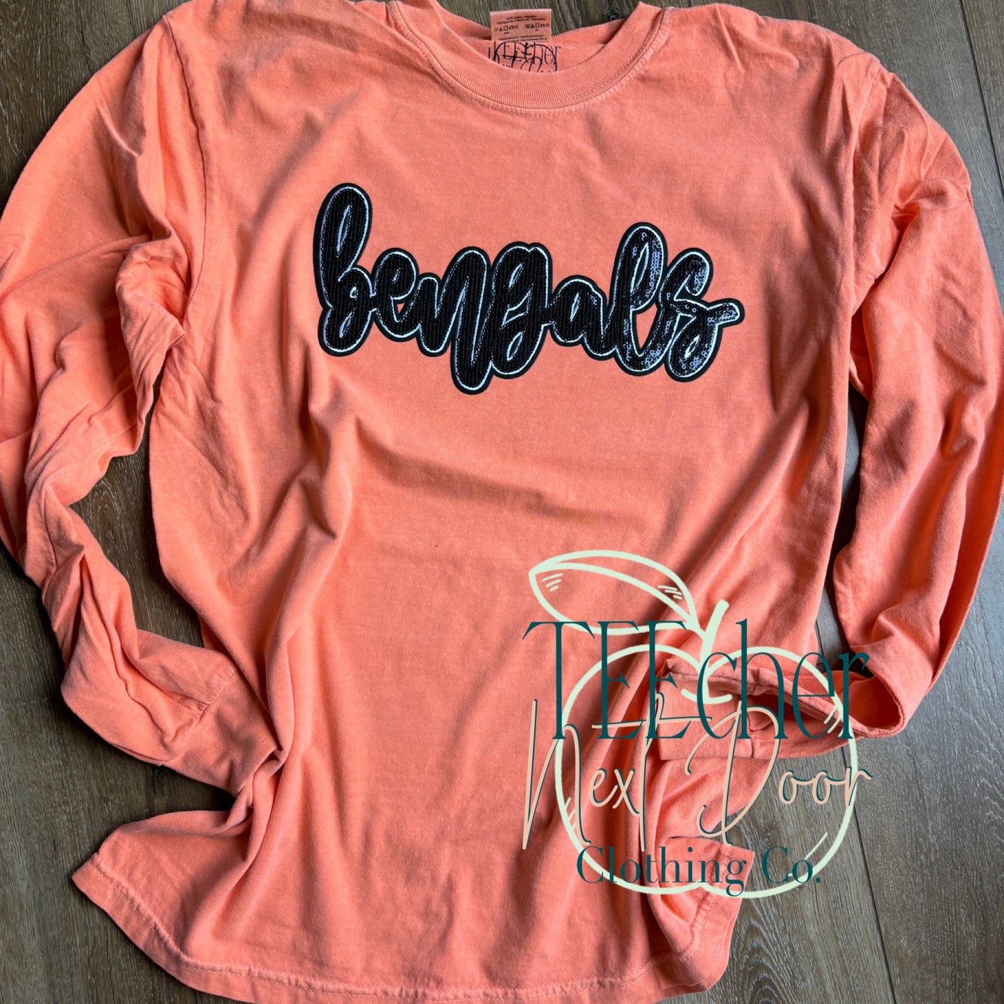 Sequin Patch Long Sleeve