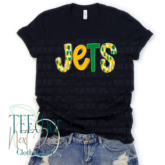 Green & Gold Jets Poppy