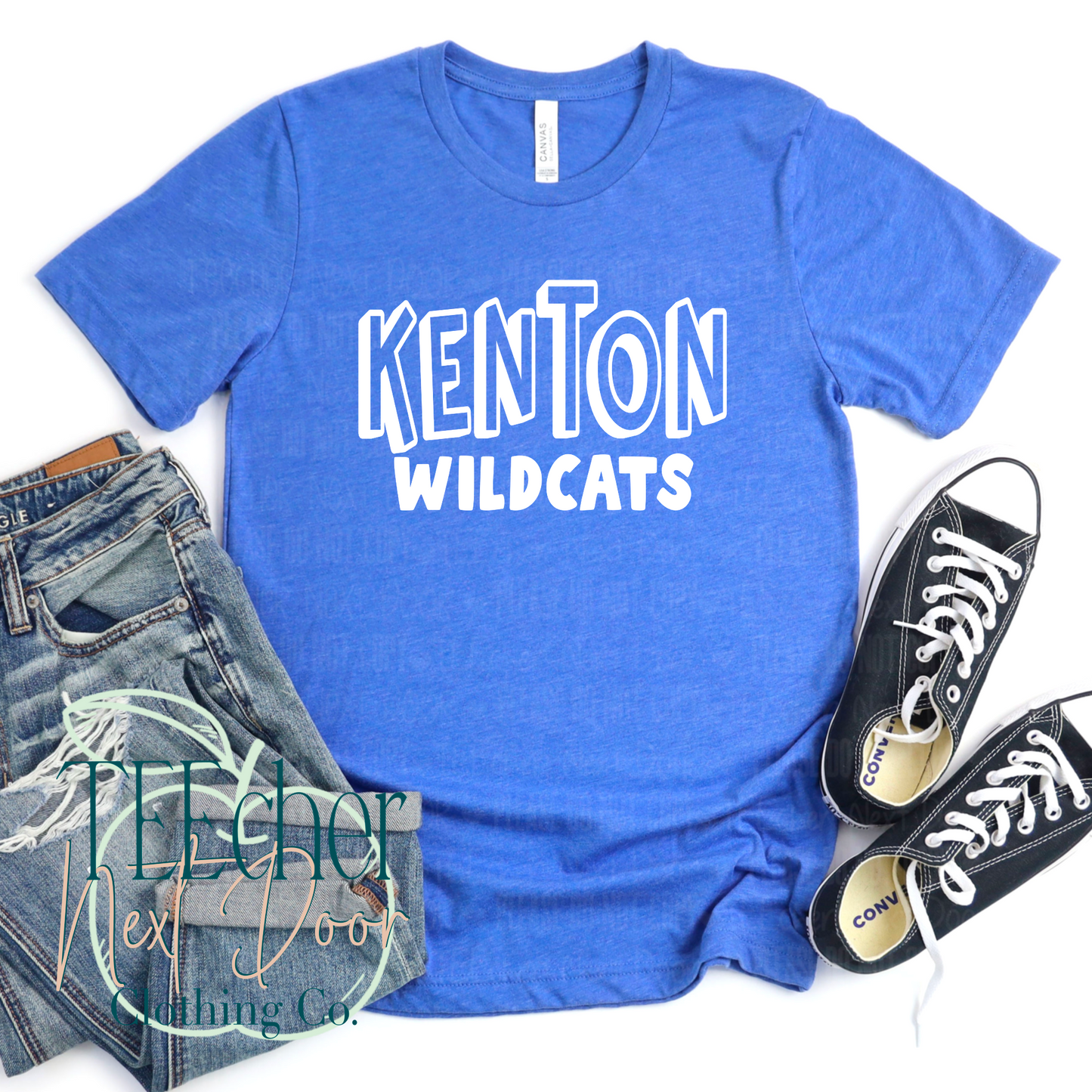 Kenton Wildcats Fun and Simple- Single Color