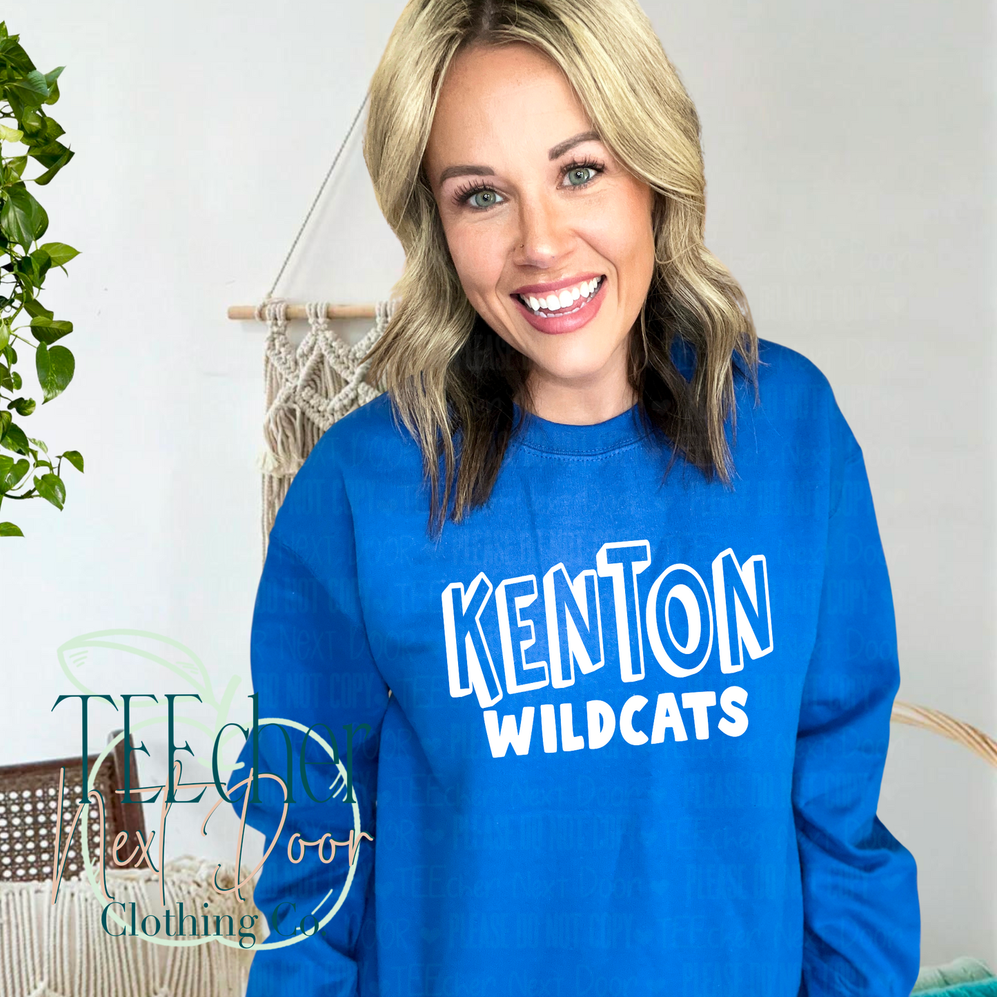 Kenton Wildcats Fun and Simple- Single Color