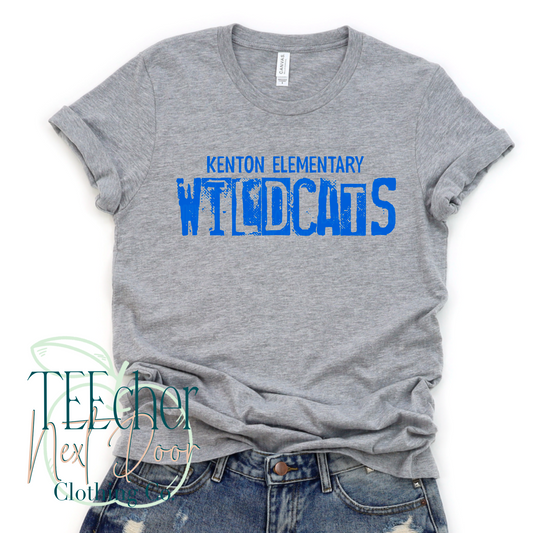 Kenton Wildcats Stamp- Single Color