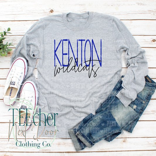 Kenton Printed Script