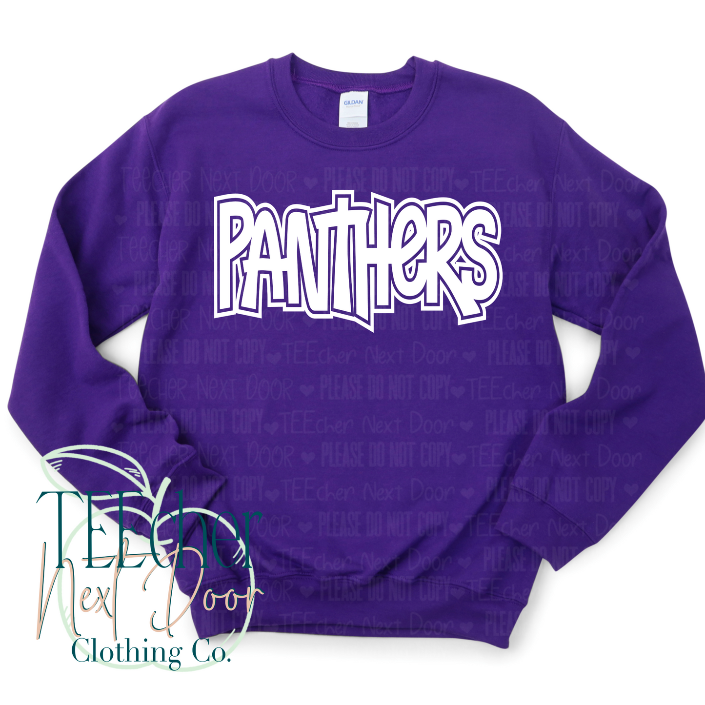 Purple Panthers Graffiti