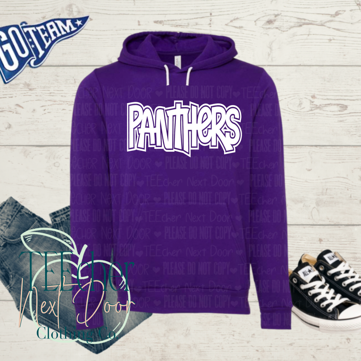 Purple Panthers Graffiti